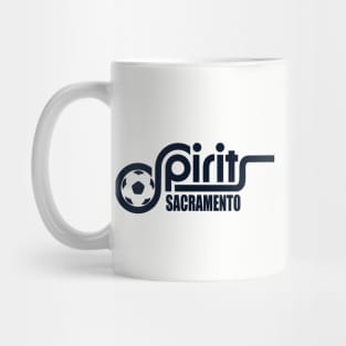 Defunct Sacramento Spirits ASL Soccer 1976 Mug